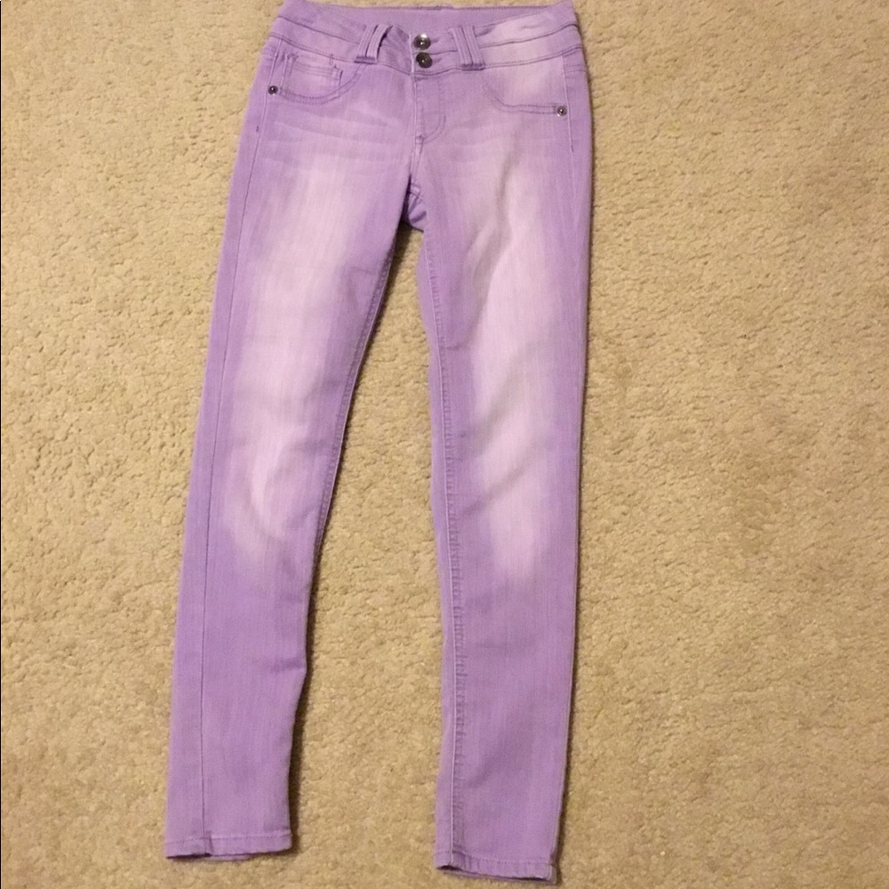 Lavender Skinny Stretchy Jeans